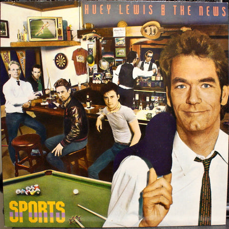Huey Lewis & The News : Sports (LP, Album, RE)