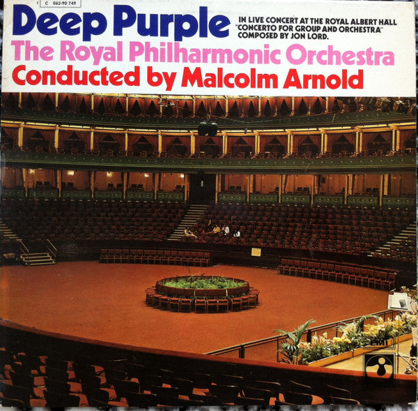 Deep Purple, Royal Philharmonic Orchestra, Malcolm Arnold : Concerto For Group And Orchestra (LP, Album)