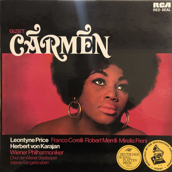 Georges Bizet / Leontyne Price / Franco Corelli / Robert Merrill / Mirella Freni / Herbert Von Karajan / Wiener Philharmoniker / Wiener Staatsopernchor, Die Wiener Sängerknaben : Carmen (3xLP + Box)