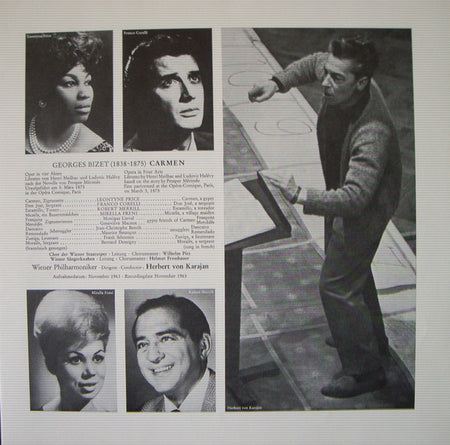 Georges Bizet / Leontyne Price / Franco Corelli / Robert Merrill / Mirella Freni / Herbert Von Karajan / Wiener Philharmoniker / Wiener Staatsopernchor, Die Wiener Sängerknaben : Carmen (3xLP + Box)