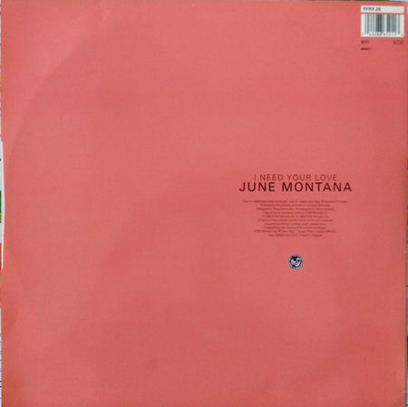 June Montana : I Need Your Love (12", Single)