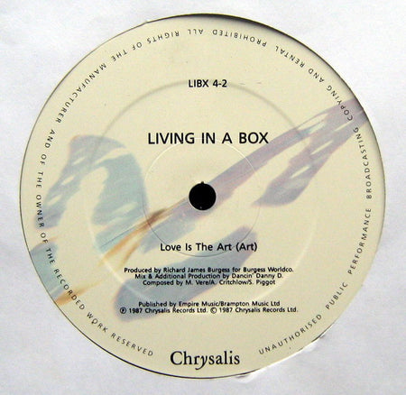 Living In A Box : Love Is The Art (12")
