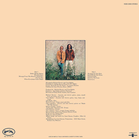 Brewer And Shipley : Shake Off The Demon (LP, Album, RE, Son)