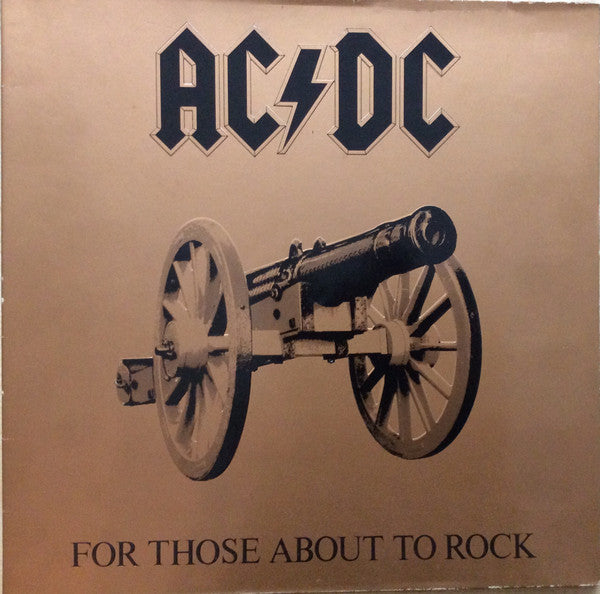 AC/DC : For Those About To Rock We Salute You (LP, Album, Gat)