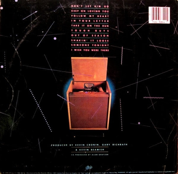 REO Speedwagon : Hi Infidelity (LP, Album, Car)