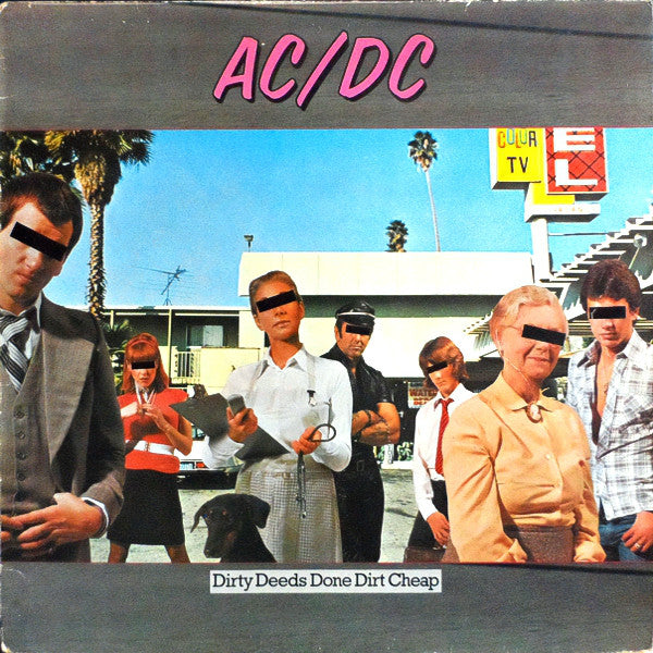 AC/DC : Dirty Deeds Done Dirt Cheap (LP, Album)