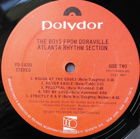 Atlanta Rhythm Section : The Boys From Doraville (LP, Album, 18 )