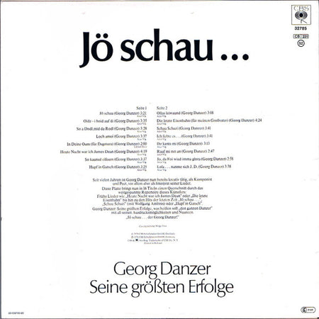 Georg Danzer : Jö Schau... (LP, Comp, RE)