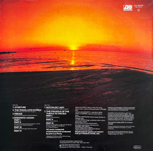 Jean-Luc Ponty : Enigmatic Ocean (LP, Album)