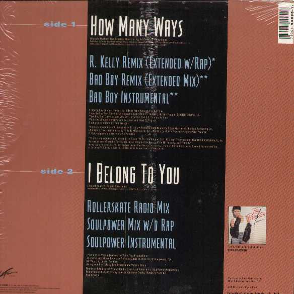 Toni Braxton : How Many Ways / I Belong To You (12")