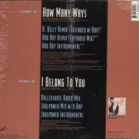 Toni Braxton : How Many Ways / I Belong To You (12")