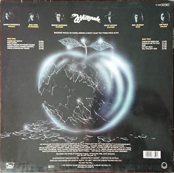 Whitesnake : Come An' Get It (LP, Album, RE)