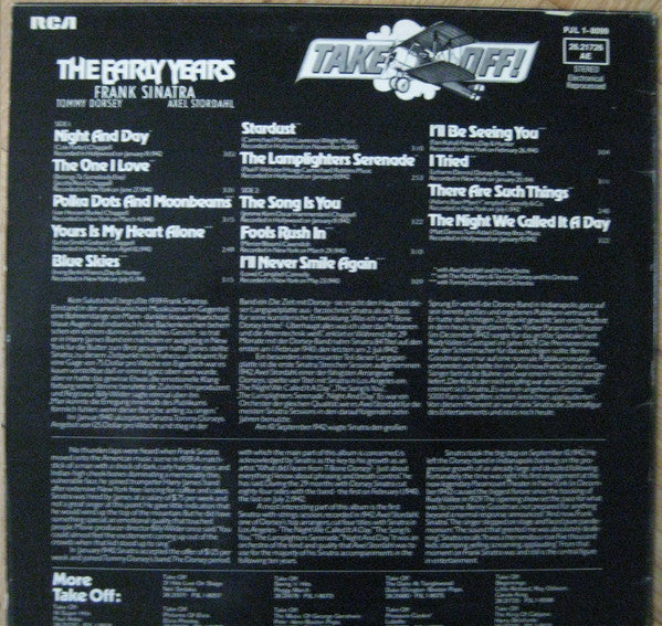 Frank Sinatra : The Early Years (LP, Comp)