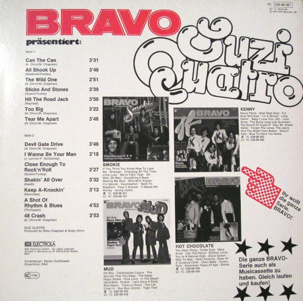 Suzi Quatro : Bravo Präsentiert: Suzi Quatro (LP, Comp)