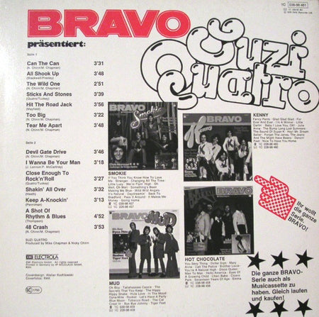 Suzi Quatro : Bravo Präsentiert: Suzi Quatro (LP, Comp)