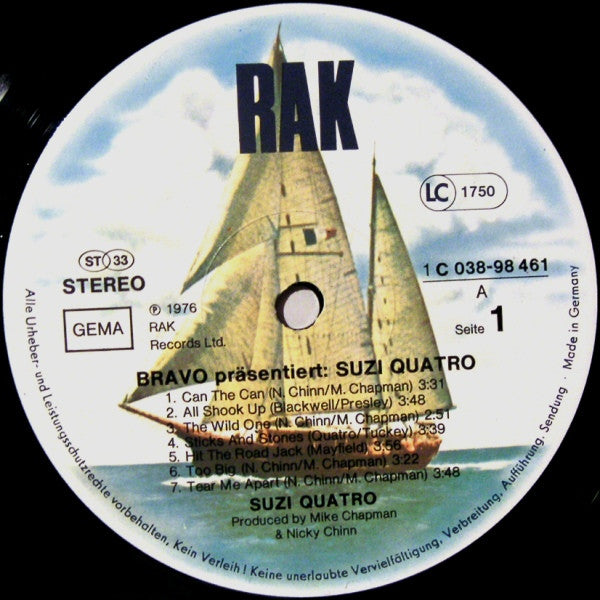 Suzi Quatro : Bravo Präsentiert: Suzi Quatro (LP, Comp)