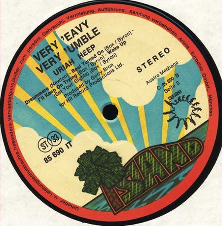 Uriah Heep : ...Very 'Eavy ...Very 'Umble (LP, Album, RE, Gat)
