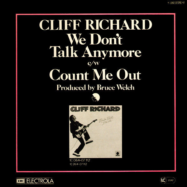 Cliff Richard : We Don't Talk Anymore (12", Maxi)