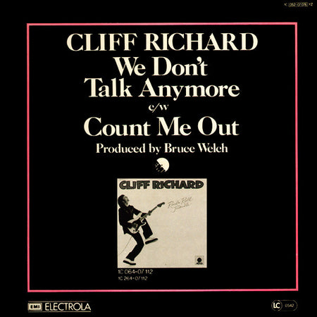 Cliff Richard : We Don't Talk Anymore (12", Maxi)