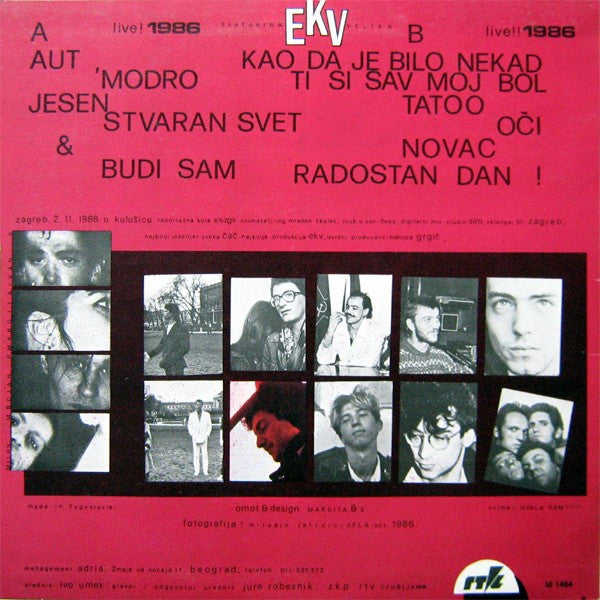 Ekatarina Velika : 19LIVE86 (LP, Album)