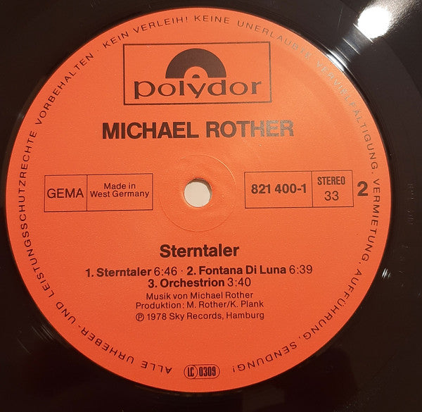 Michael Rother : Sterntaler (LP, Album, RE)