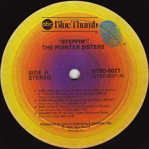 Pointer Sisters : Steppin' (LP, Album)
