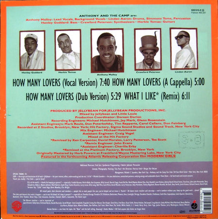 Anthony And The Camp : How Many Lovers (12")