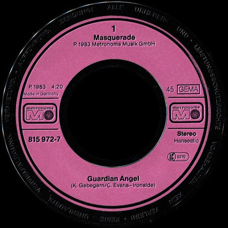 Masquerade (5) : Guardian Angel (7", Single)