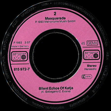 Masquerade (5) : Guardian Angel (7", Single)