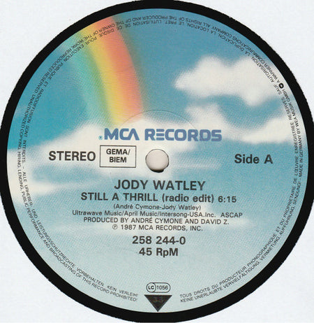 Jody Watley : Still A Thrill (12")