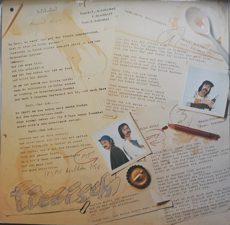 Zotty & Pit : Typen Und Träume (LP, Album)