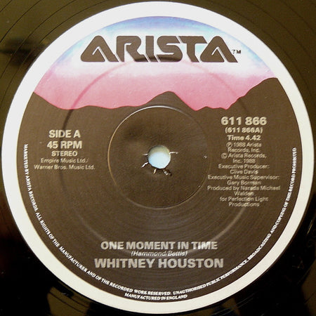 Whitney Houston : One Moment In Time (12")