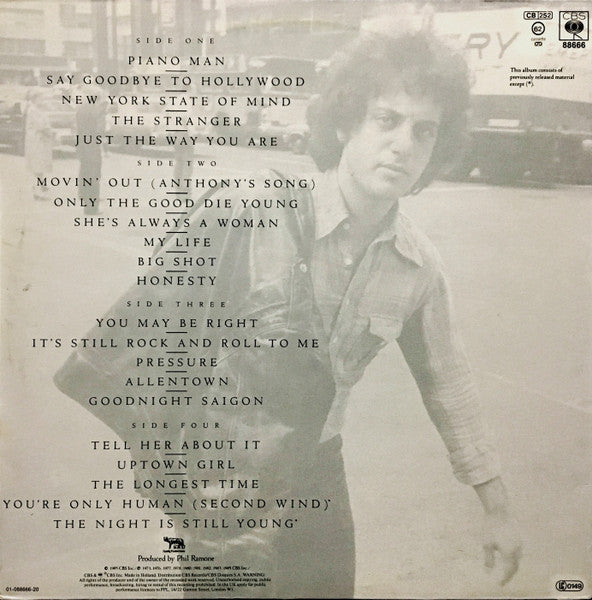 Billy Joel : Greatest Hits Volume I & Volume II (2xLP, Comp, Gat)
