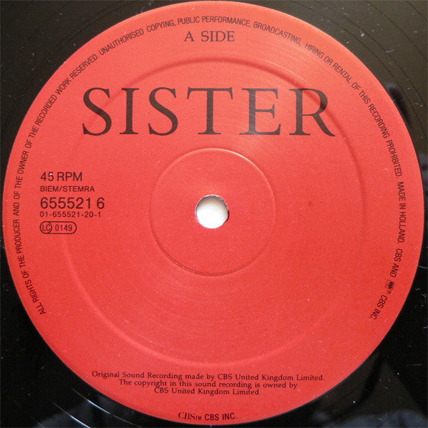 Bros : Sister (12", Maxi)