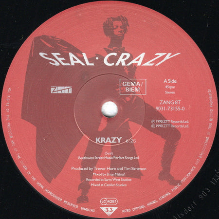 Seal : Crazy (12", Single)