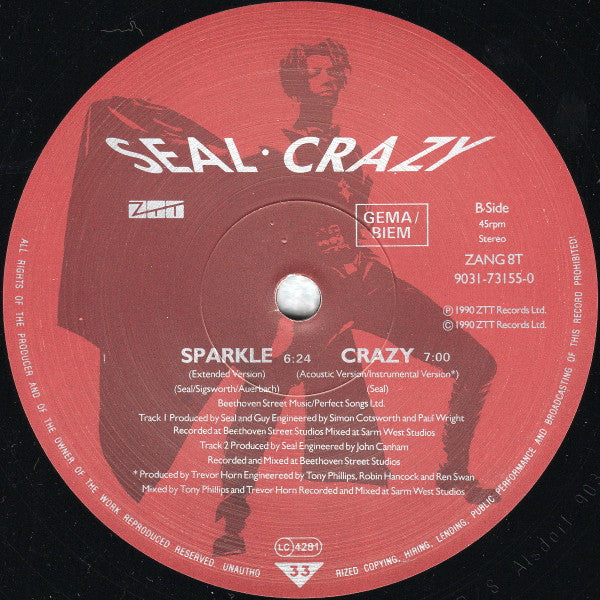 Seal : Crazy (12", Single)