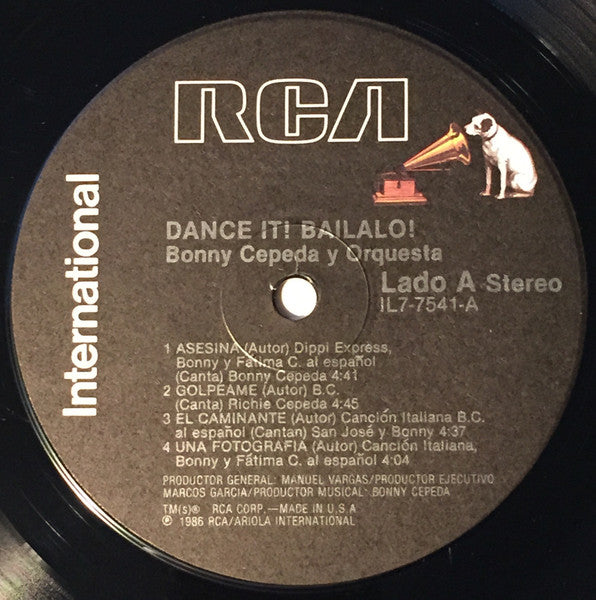 Bonny Cepeda Y Su Orquesta : Dance It! Bailalo! (LP, Album)