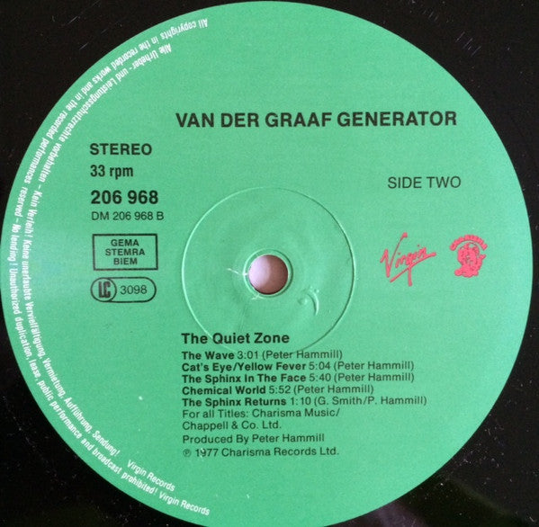 Van Der Graaf Generator : The Quiet Zone / The Pleasure Dome (LP, Album, RE)