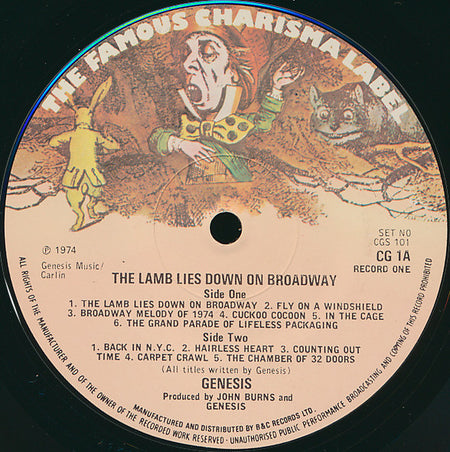 Genesis : The Lamb Lies Down On Broadway (2xLP, Album, RE, Ger)