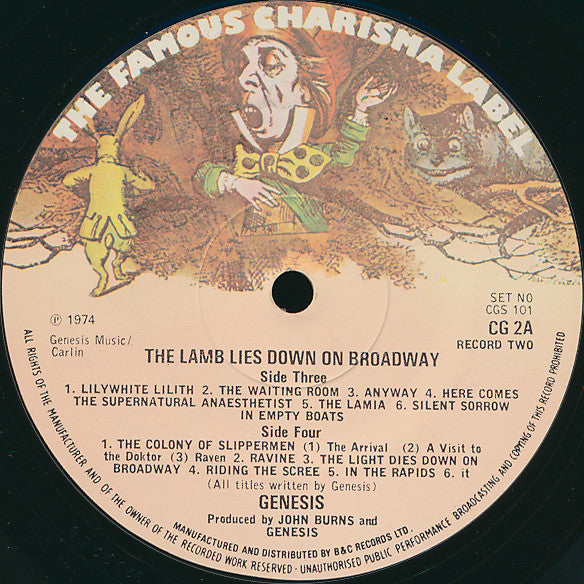 Genesis : The Lamb Lies Down On Broadway (2xLP, Album, RE, Ger)