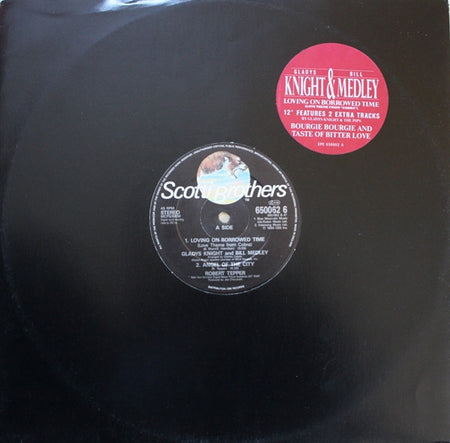 Gladys Knight & Bill Medley : Loving On Borrowed Time (Love Theme From "Cobra") (12")