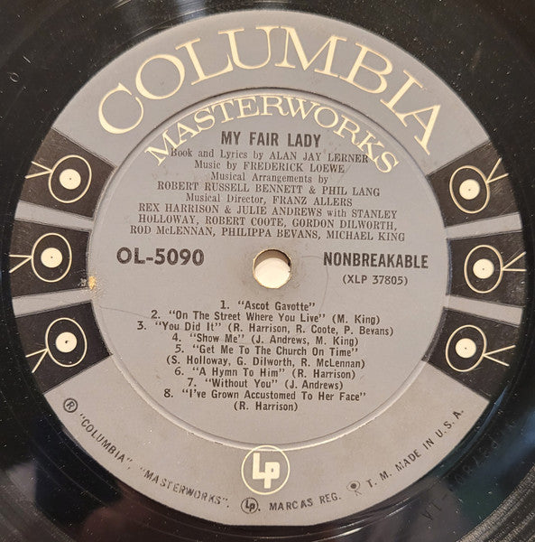 Rex Harrison, Julie Andrews : My Fair Lady (Adapted From Bernard Shaw’s”Pygmalion”) (LP, Mono, Hol)