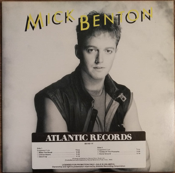 Mick Benton : Mick Benton (12", MiniAlbum)
