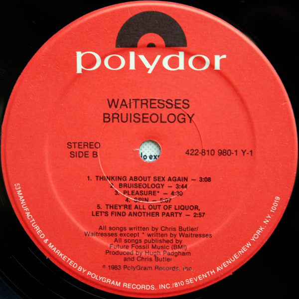 The Waitresses : Bruiseology (LP, Album, 53 )