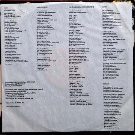 The Waitresses : Bruiseology (LP, Album, 53 )