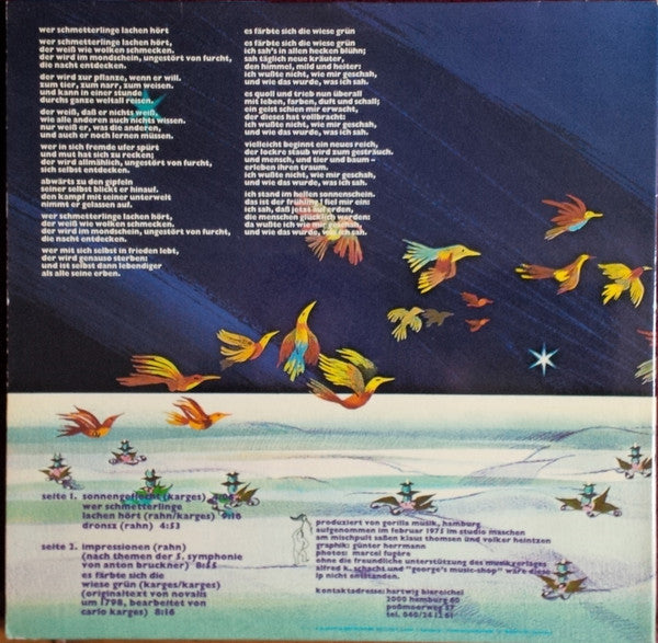 Novalis (3) : Novalis (LP, Album, RE, Ora)