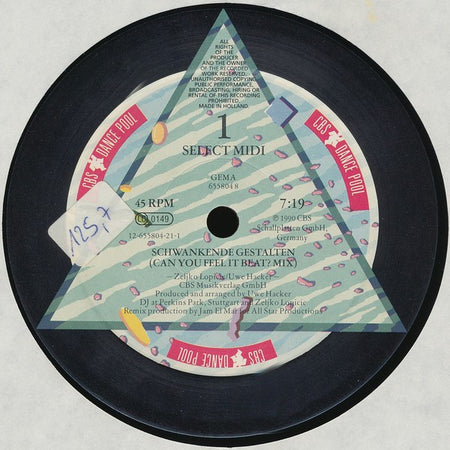 Select Midi : Schwankende Gestalten Remix (12")