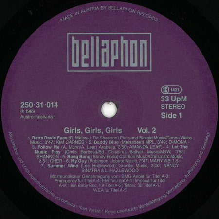 Various : Girls, Girls, Girls Vol. 2 (LP, Comp)