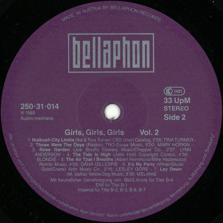 Various : Girls, Girls, Girls Vol. 2 (LP, Comp)
