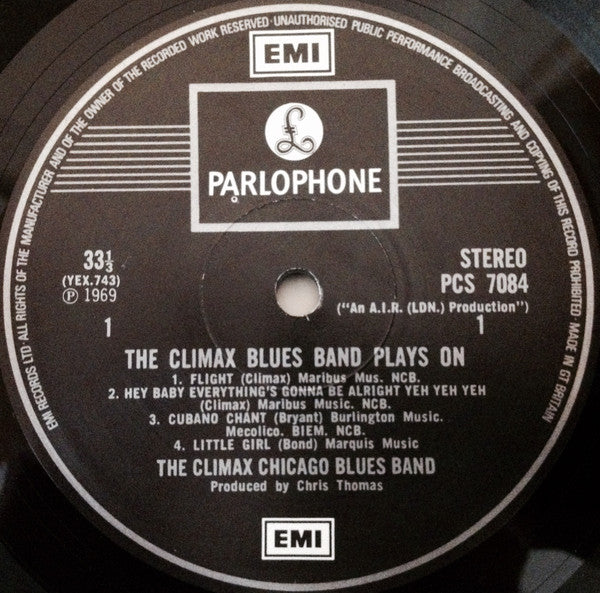 The Climax Blues Band* : Plays On (LP, Album, RP)
